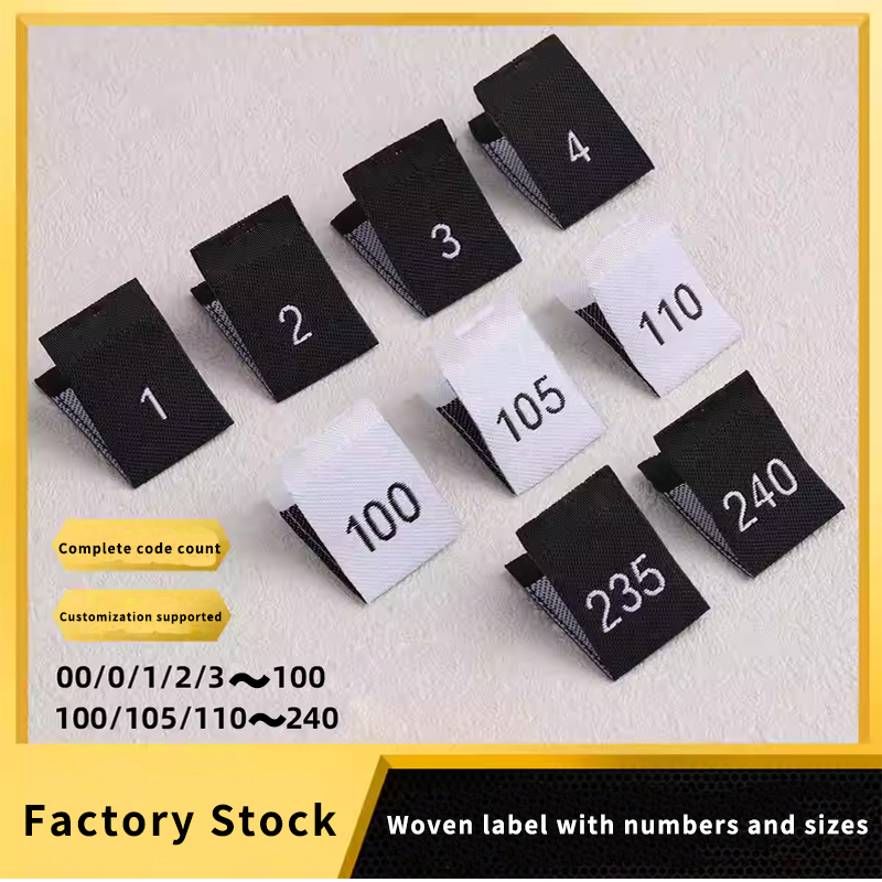 Baby Clothing Labels - Factory sells clothing size labels, women's