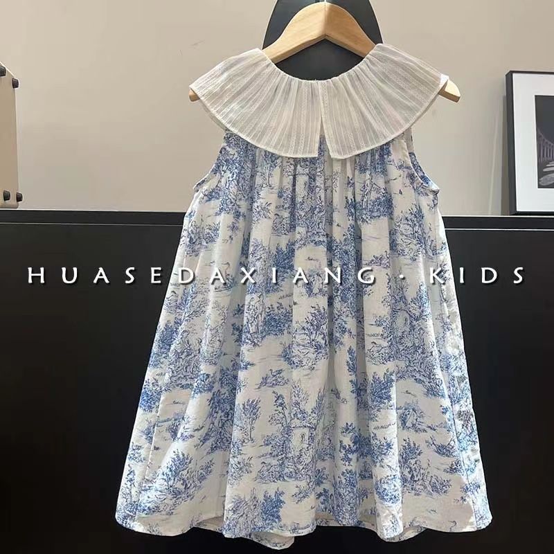 Baby Clothing Line - Frock For Girl Dress Retro Lotus