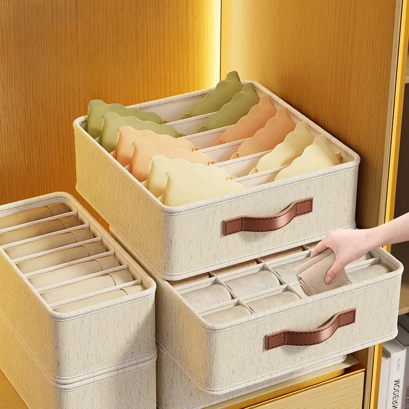 Baby Clothes Organiser - 1-5PCS Fabric Drawer Organizers for Underwear