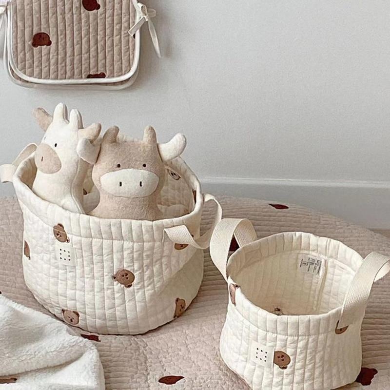 Baby Clothes Organiser - Cute Bear Embroidery Diaper Bag Nappy