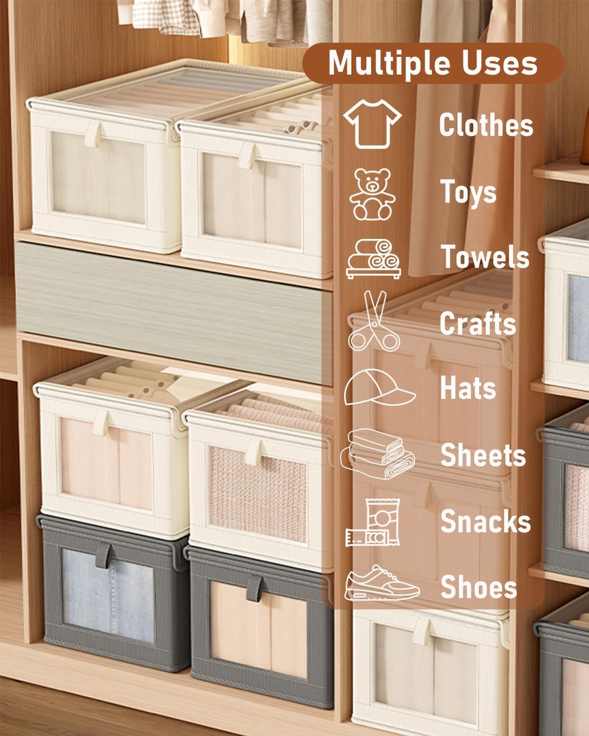 1PC Foldable Clothes Storage B - đánh giá và giá Baby Clothes Organiser