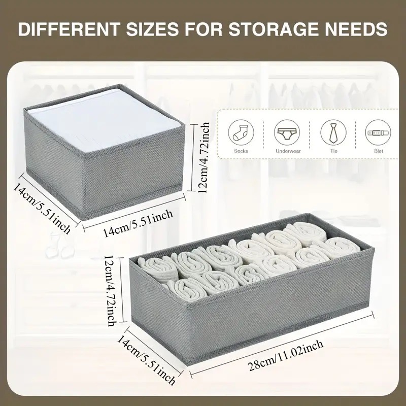 4pcs Foldable Drawer Organizer - đánh giá và giá Baby Clothes Organiser