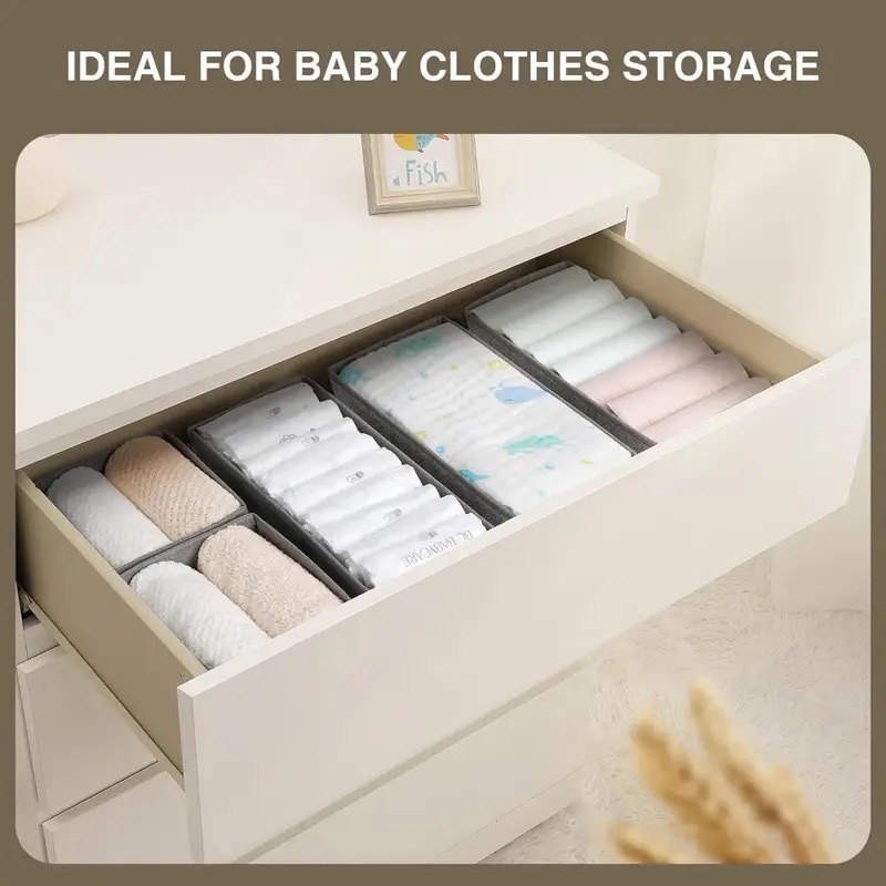 4pcs Foldable Drawer Organizer - đánh giá và giá Baby Clothes Organiser