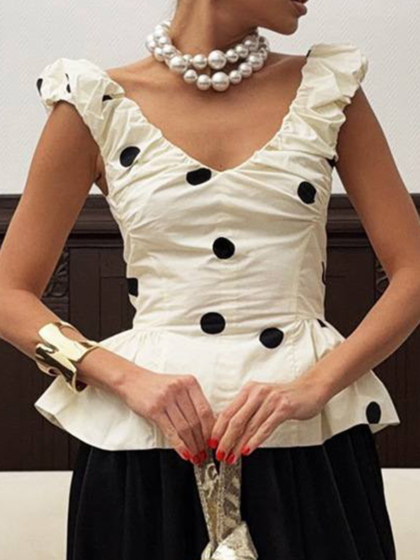 Women 2 Piece Polka Dot Dress  - đánh giá và giá Summer Short Set