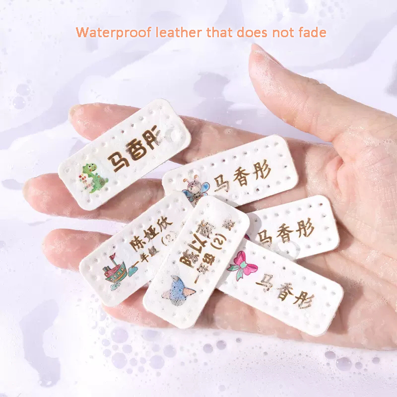 Customized Name Leather Laser  - đánh giá và giá Baby Clothing Labels