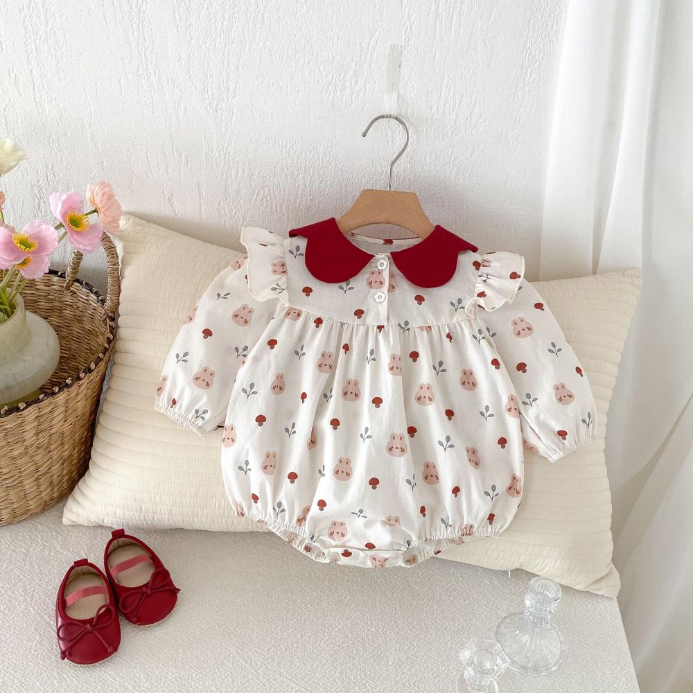 Cute Rabbit Printed Baby Jumps - đánh giá và giá Baby Clothing Quality