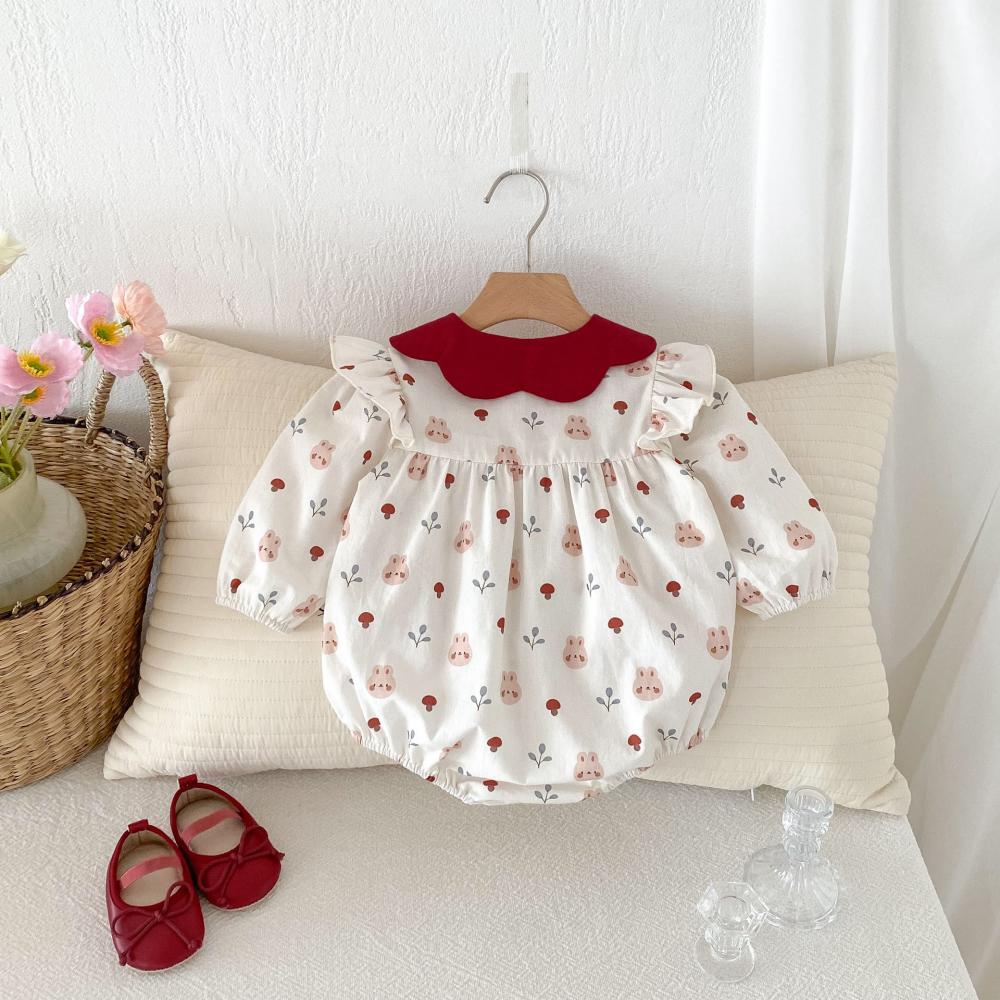 Cute Rabbit Printed Baby Jumps - đánh giá và giá Baby Clothing Quality