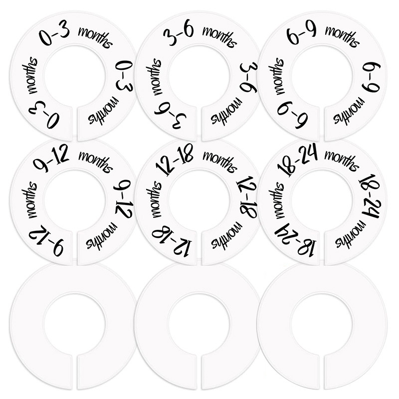100pcs Multi Size Baby Kids Cl - đánh giá và giá Baby Clothing Hanger Dividers