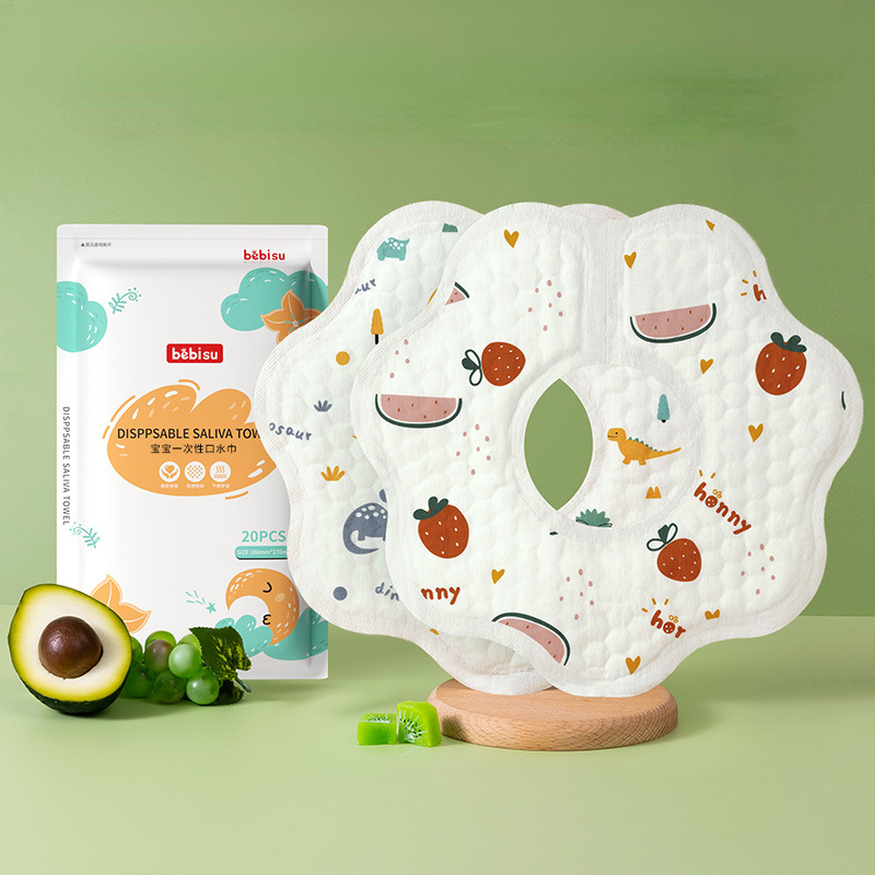 Disposable Baby Bib 20pcs/pack - đánh giá và giá Printed Bibs Pack