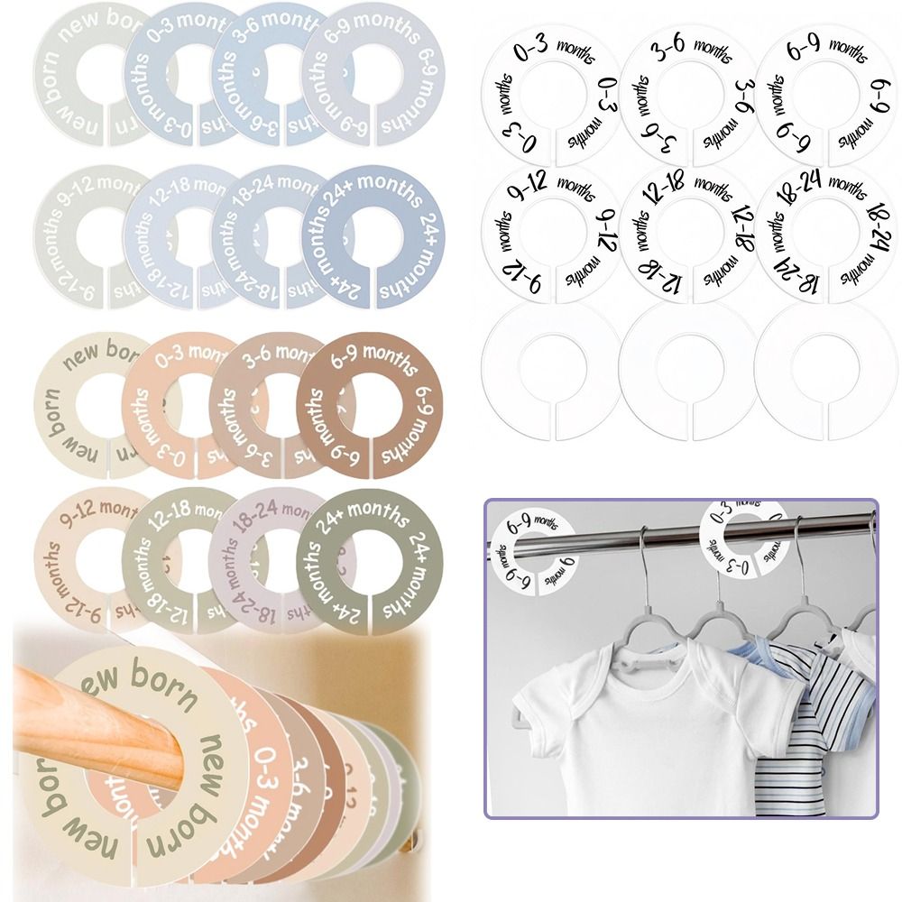 68/9Pcs Organizing Hangers Bab - đánh giá và giá Baby Clothing Hanger Dividers
