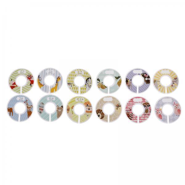 Blank Round Clothing Size Divi - đánh giá và giá Baby Clothing Hanger Dividers