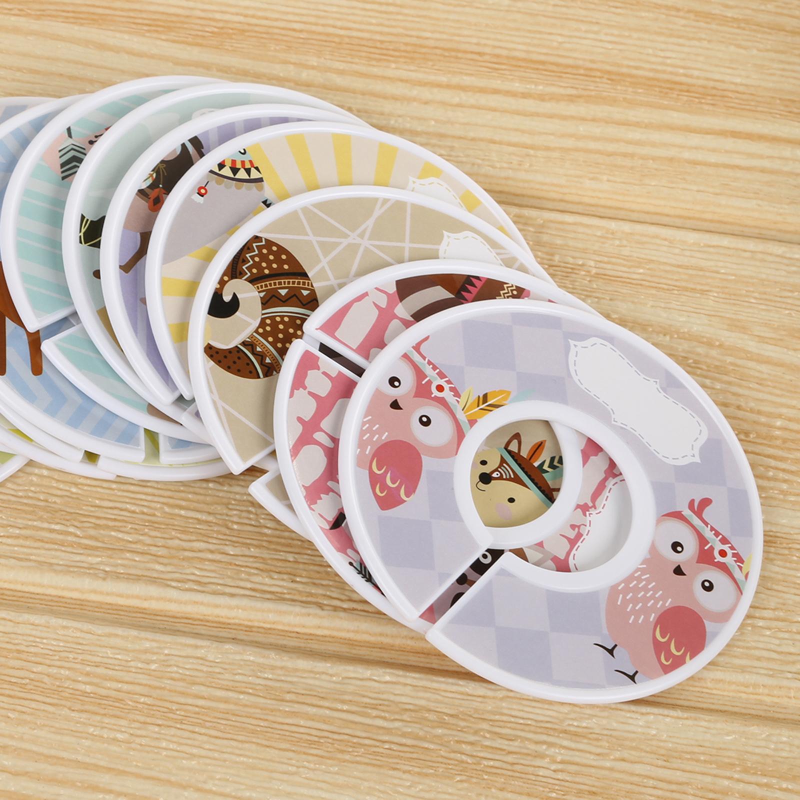 Blank Round Clothing Size Divi - đánh giá và giá Baby Clothing Hanger Dividers