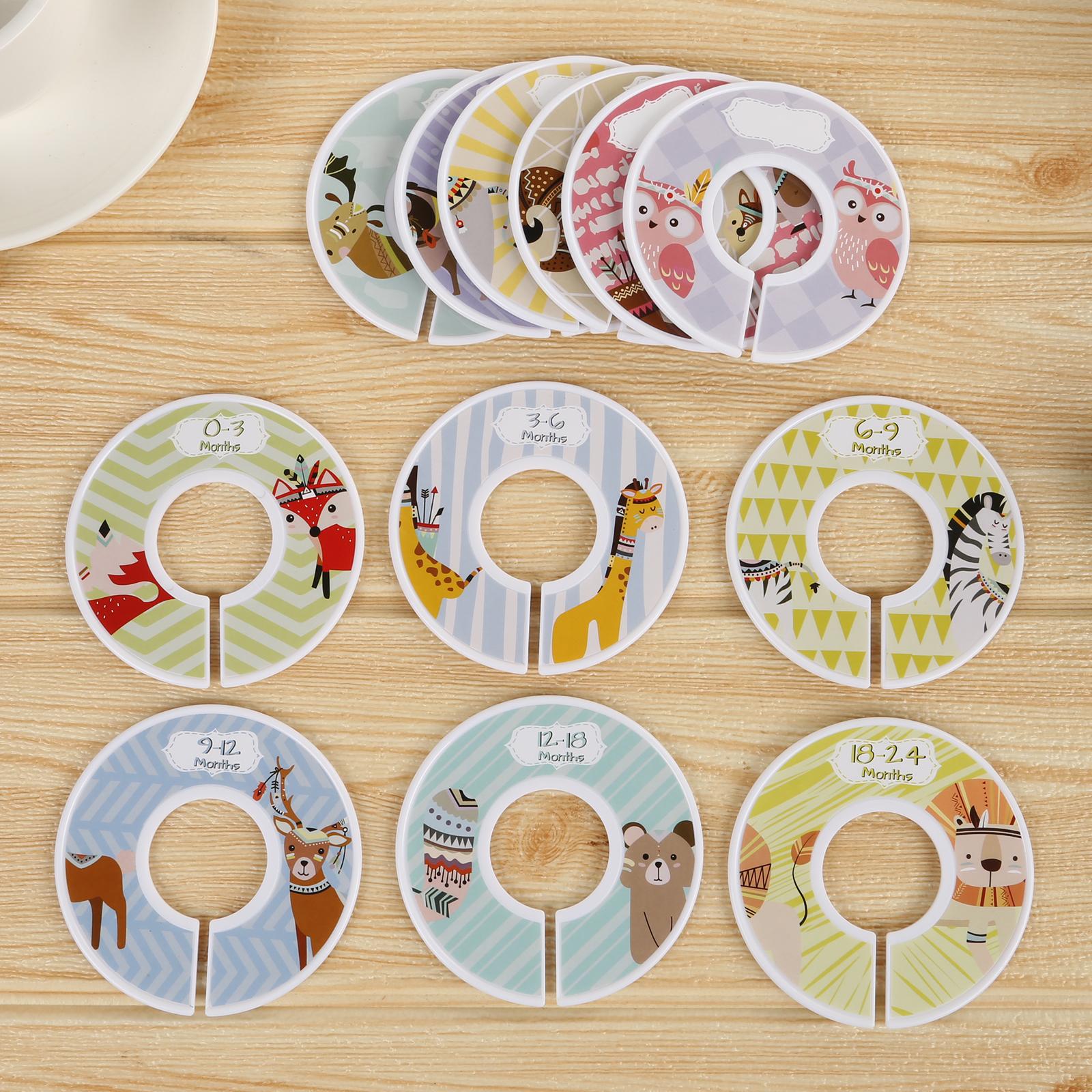 Blank Round Clothing Size Divi - đánh giá và giá Baby Clothing Hanger Dividers