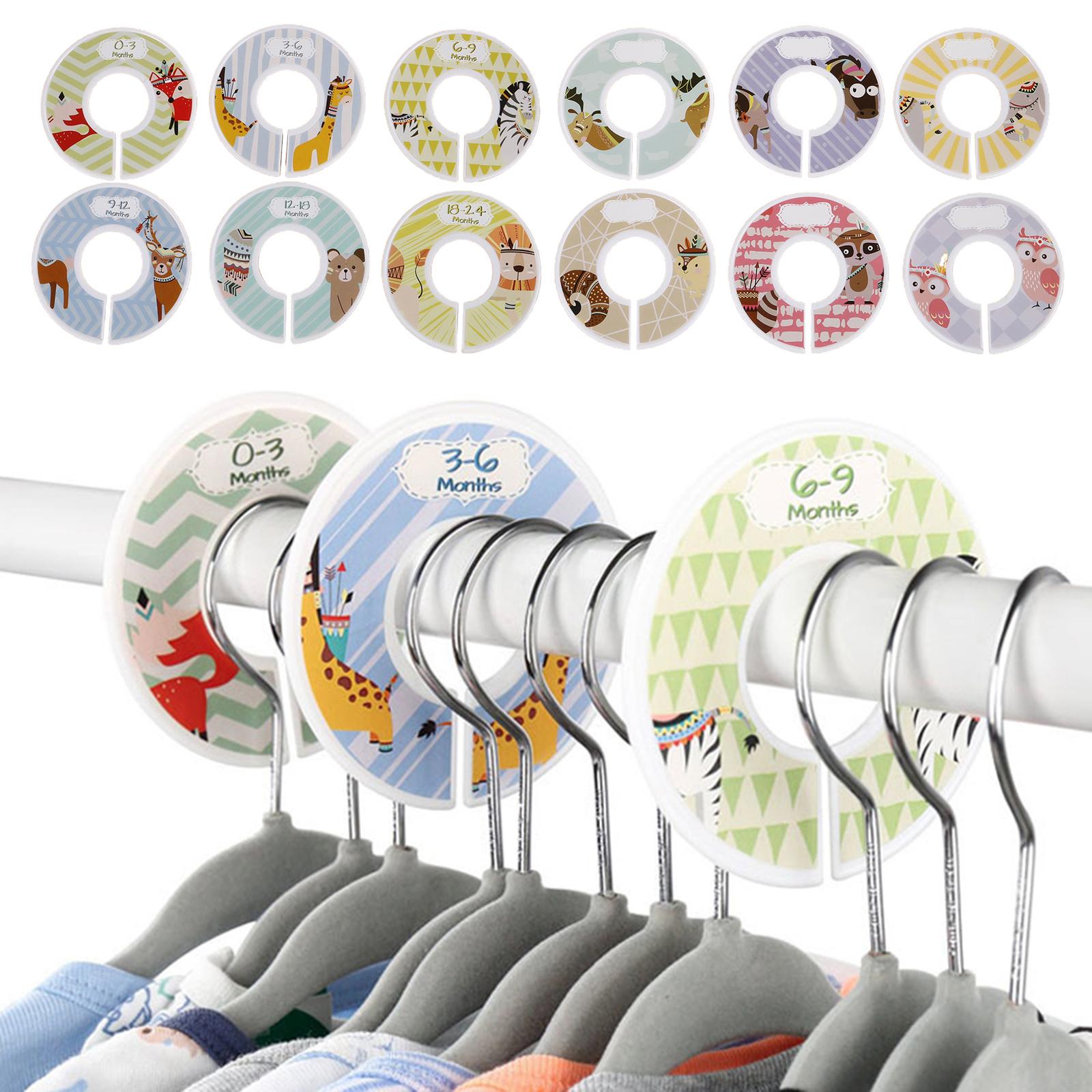 Infant Baby Clothes Closet Han - đánh giá và giá Baby Clothing Hanger Dividers