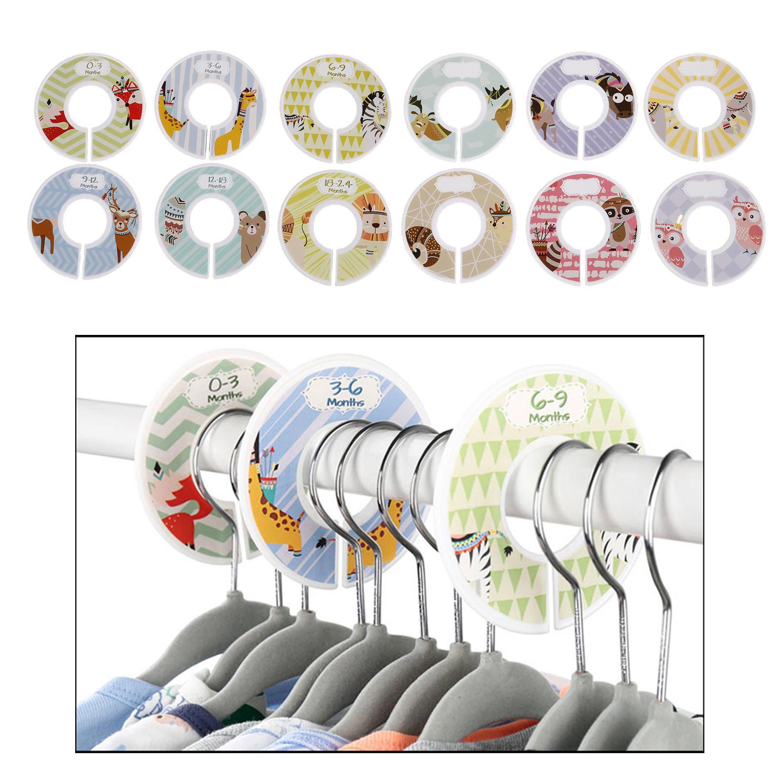 Infant Baby Clothes Closet Han - đánh giá và giá Baby Clothing Hanger Dividers