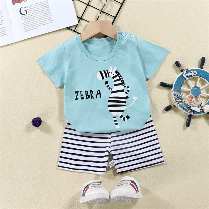 Cotton Tees+Shorts 2-piece Tra - đánh giá và giá Baby Clothing For Summer