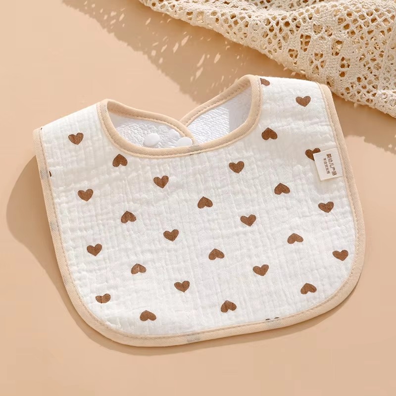 7pcs/pack Cartoon Print Baby B - đánh giá và giá Printed Bibs Pack