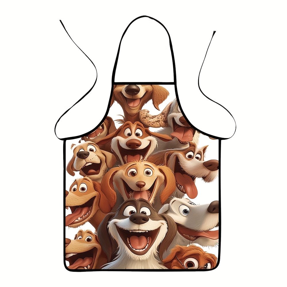 Cartoon Dog Pack Apron – 8 Pla - đánh giá và giá Printed Bibs Pack