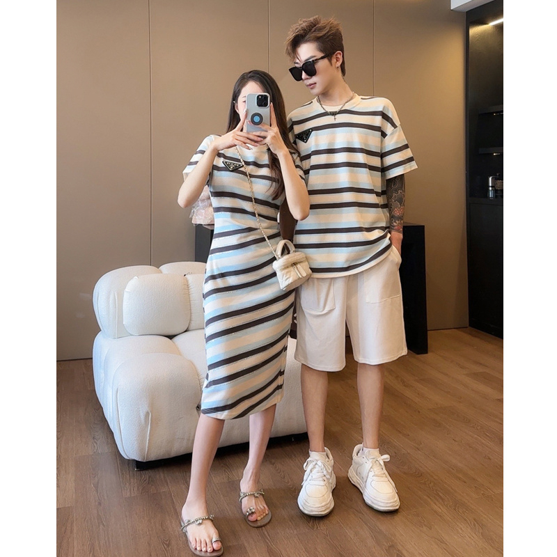 Dad Mom and Baby Matching Stri - đánh giá và giá Baby Clothing For Summer