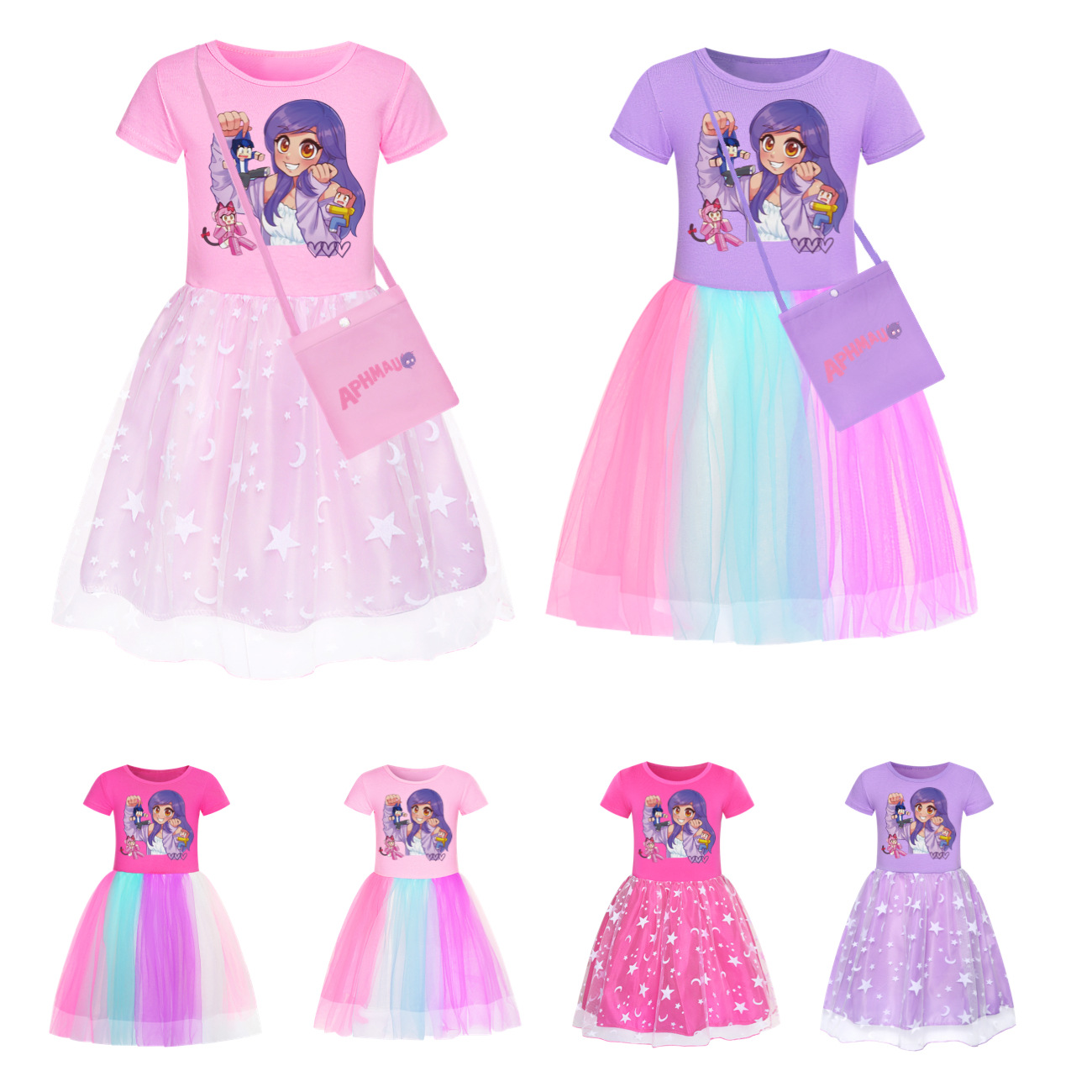 Aphmau Dress Kids Cute Short S - đánh giá và giá Baby Clothing Line