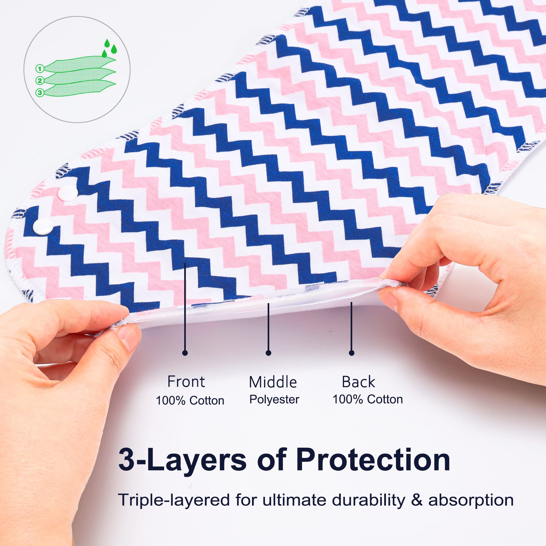 Benoxine 6-Pack 2-in-1 Baby Bu - đánh giá và giá Printed Bibs Pack