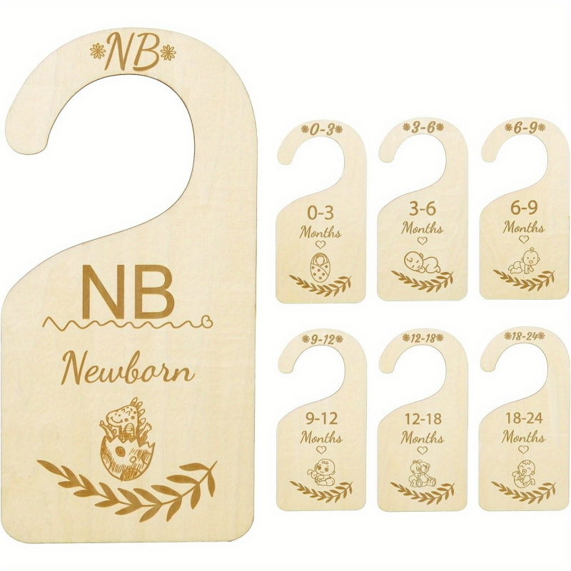 7pcs Wood Baby Closet Dividers - đánh giá và giá Baby Clothing Hanger Dividers
