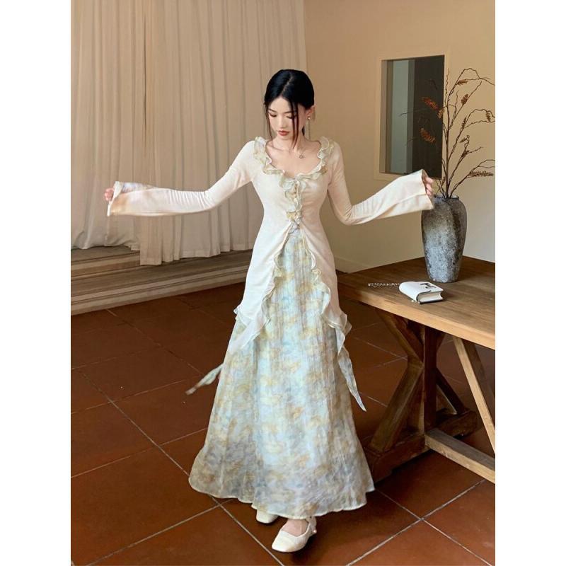 Women's Two Piece Set Ruffle T - đánh giá và giá Summer Short Set