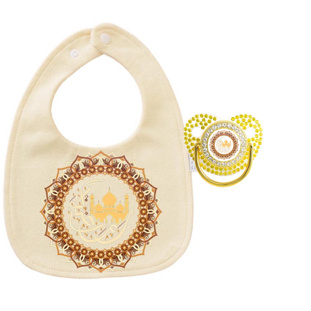 Islamic Themed Baby Bib and Sa - đánh giá và giá Printed Bibs Pack