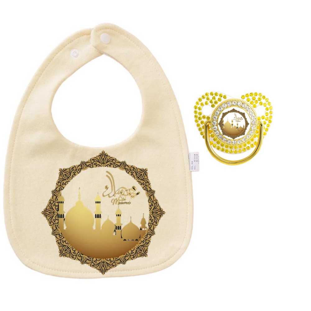 Islamic Themed Baby Bib and Sa - đánh giá và giá Printed Bibs Pack