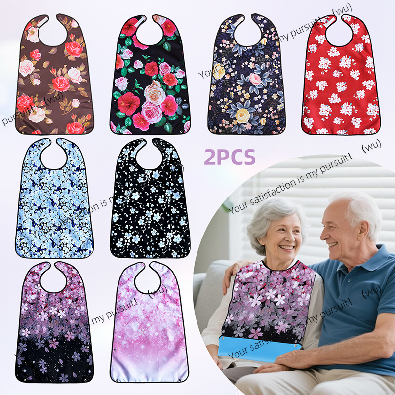 2-Pack Adult Dining Bibs with  - đánh giá và giá Printed Bibs Pack