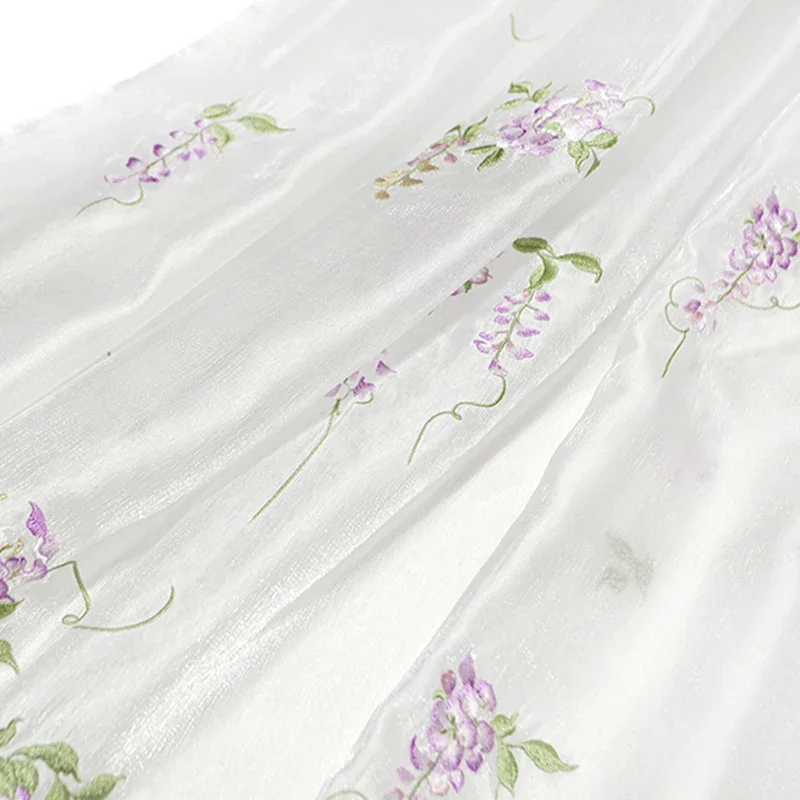 Wisteria Embroidery Fabric DIY - đánh giá và giá Baby Clothing For Summer