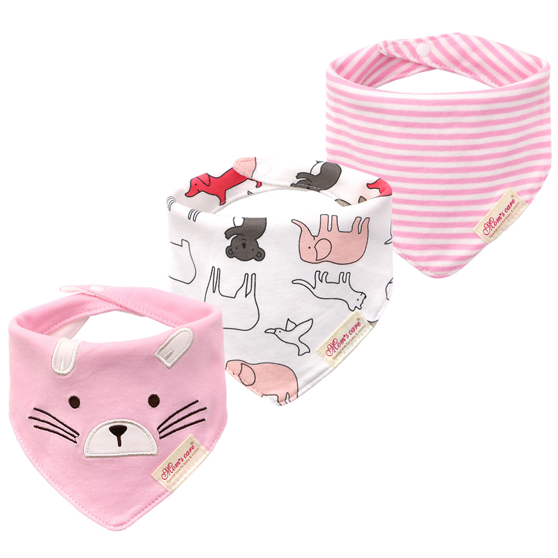 Triangle towel Baby products c - đánh giá và giá Printed Bibs Pack